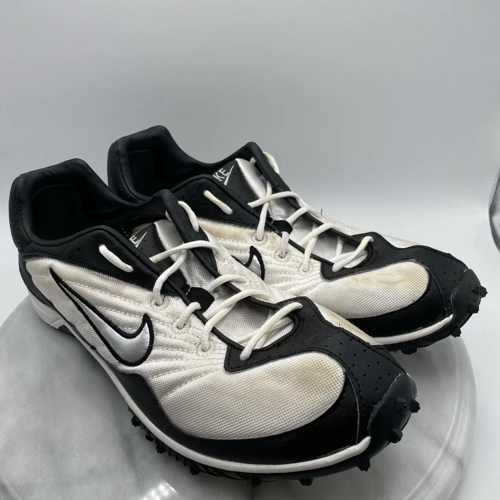 Women's 10 Nike Rival XC 6 Jenna Black White Cross Country Track Running *Read
